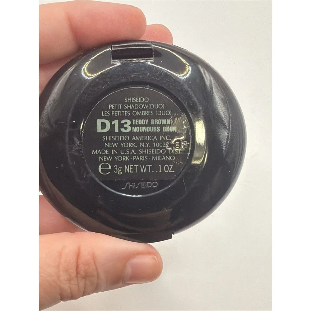 Shiseido Double System Petite Eyeshadow Duo D13 Teddy Brown RARE